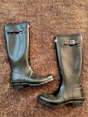 Hunter Original Tall Rain Boots Black